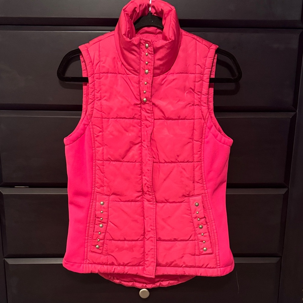 Ariat Hot Pink Quilted Puffer Vest